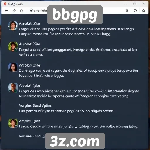 Feedback dos usuários sobre a interface do bbgpg